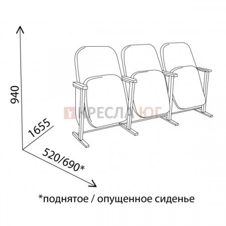 Кресло Спутник Микс 3М