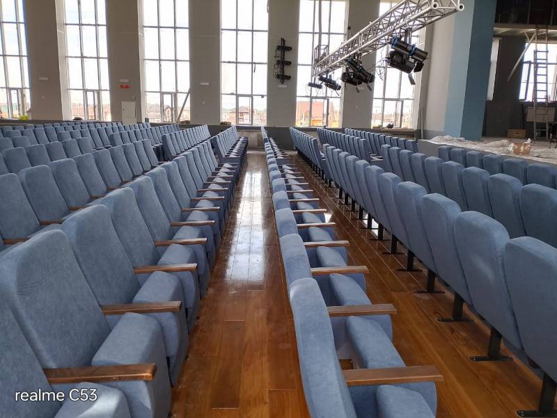 Актовый зал в новой школе №2 на севере Тамбова!