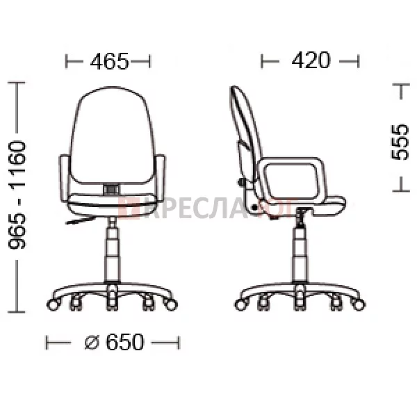 Офисное кресло Комфорт GTP