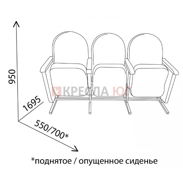Кресло Пилот 3М